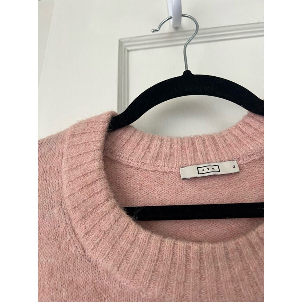 AYR The Kickback Blush Pink Crew Sweater - Picture 6 of 9